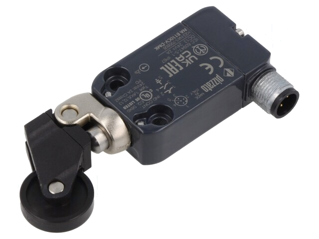 Eindschakelaar; hendel R 42,1mm, roller van kunststof Ø22mm Eindschakelaar; hendel R 42,1mm, roller van kunststof Ø22mm